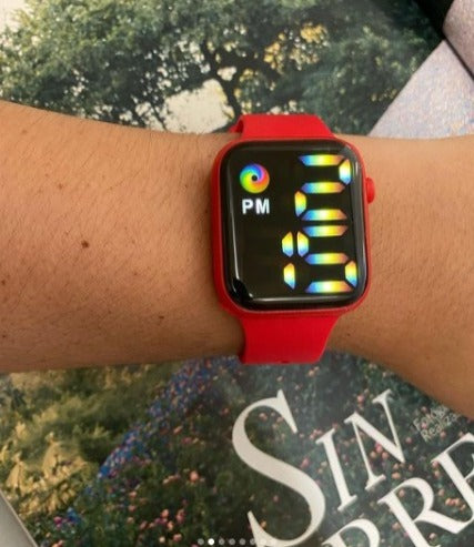 Reloj Led Cuadrado